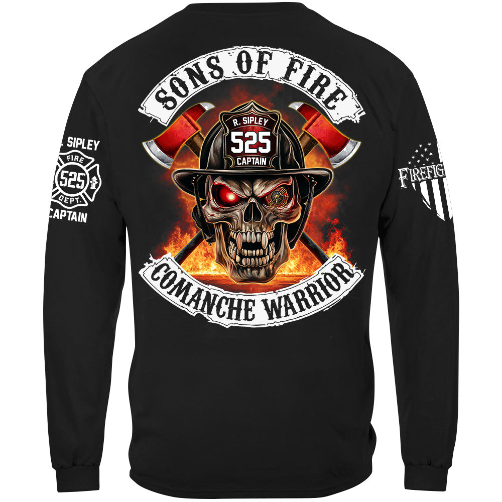 Firefighters Shirt Sons Of Fire Custom Shirt For Fireman Shirt H2511 Trna