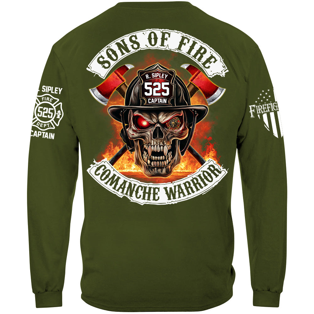 Firefighters Shirt Sons Of Fire Custom Shirt For Fireman Shirt H2511 Trna