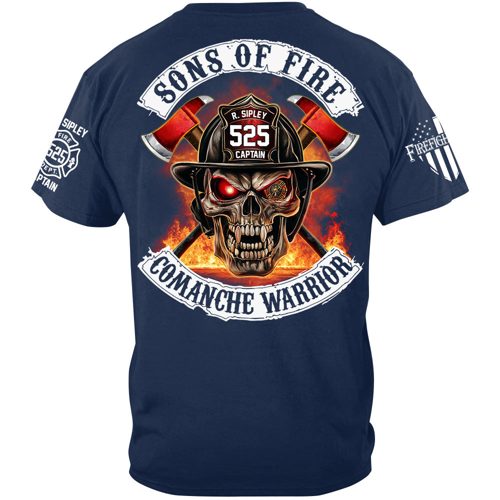 Firefighters Shirt Sons Of Fire Custom Shirt For Fireman Shirt H2511 Trna