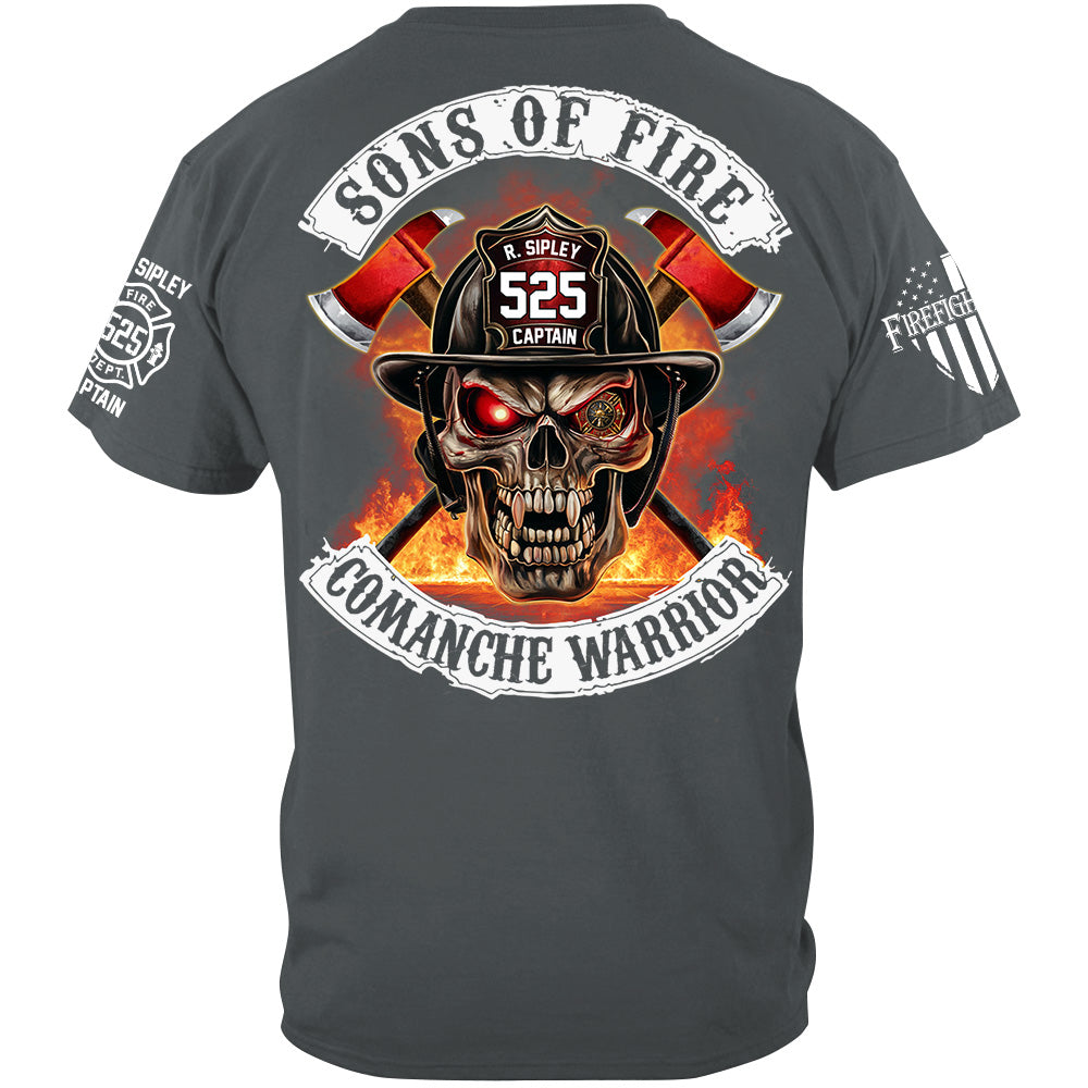 Firefighters Shirt Sons Of Fire Custom Shirt For Fireman Shirt H2511 Trna