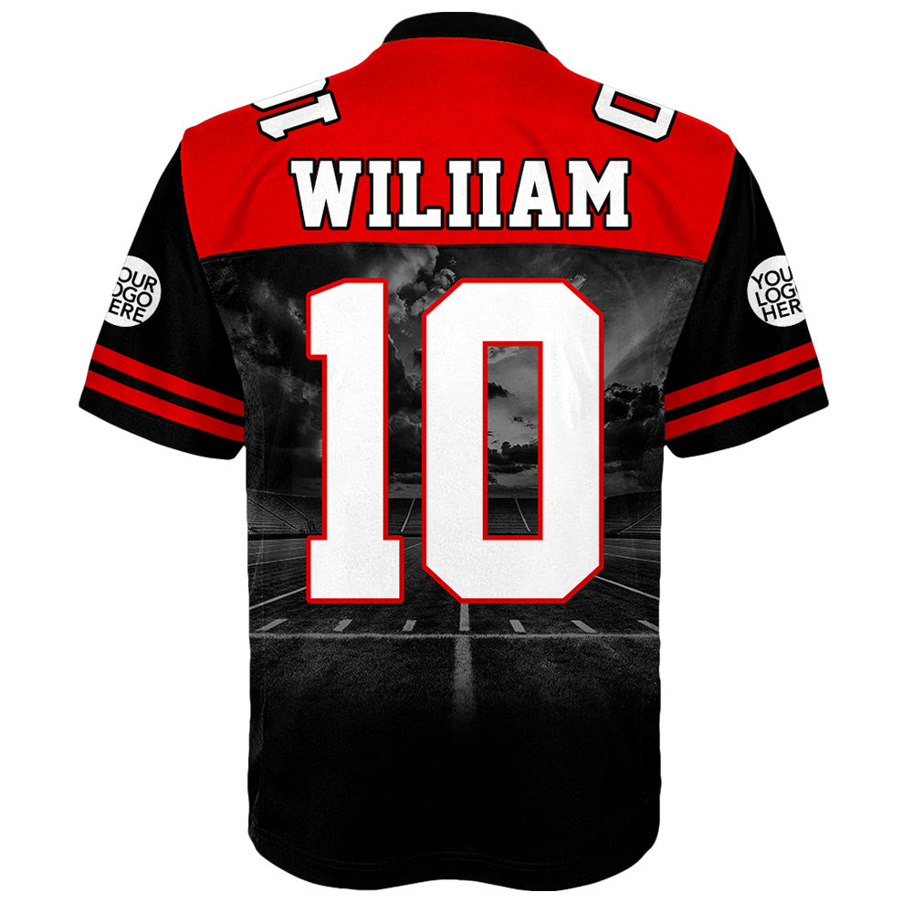 Custom Photo Gameday Football Personalized Football Jersey Shirt Gift For Football Lovers Tu24 Do99