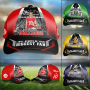 I Will Always Be Your Biggest Fan Personalized Photo Sports Cap Gift For Sport Family Lovers Tu24 Pt99