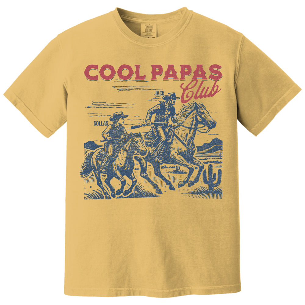 Personalized Best Dad Ever Cowboy T-Shirt, Father's Day Gift for Dad, Custom Western Dad Shirt, Cowboy Dad Gift, Gift for Grandpa Na02 T24