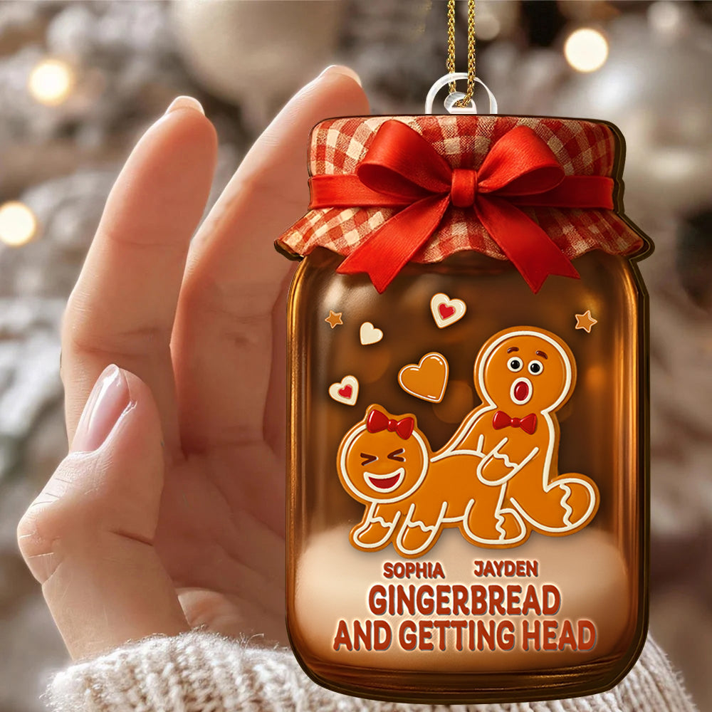 I'm Gonna Crumb Gingerbread  Ornament, Gag Gift, Funny Christmas Decoration, Funny Adult Christmas Ornament For Couple Tu24 Li29