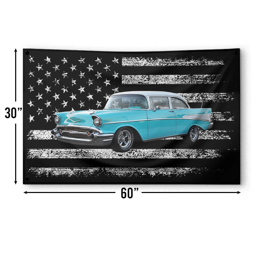 Personalized Truck & Tractor Pulling American Flag, Truck & Tractor Pulling Custom Photo Wall Flag Do99