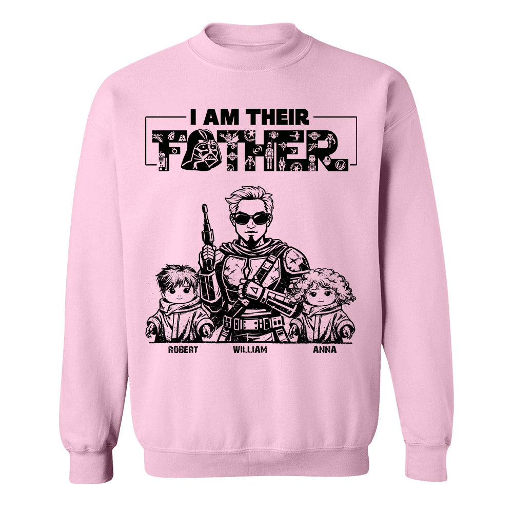 I Am Their Father - Personalized Vintage Style Shirt For Dad Father's Day 2026 NA04 Hv01