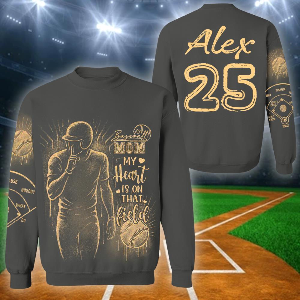 I Will Always Be Your Biggest Fan Personalized Bleach Style Baseball Shirt For Baseball Mom
