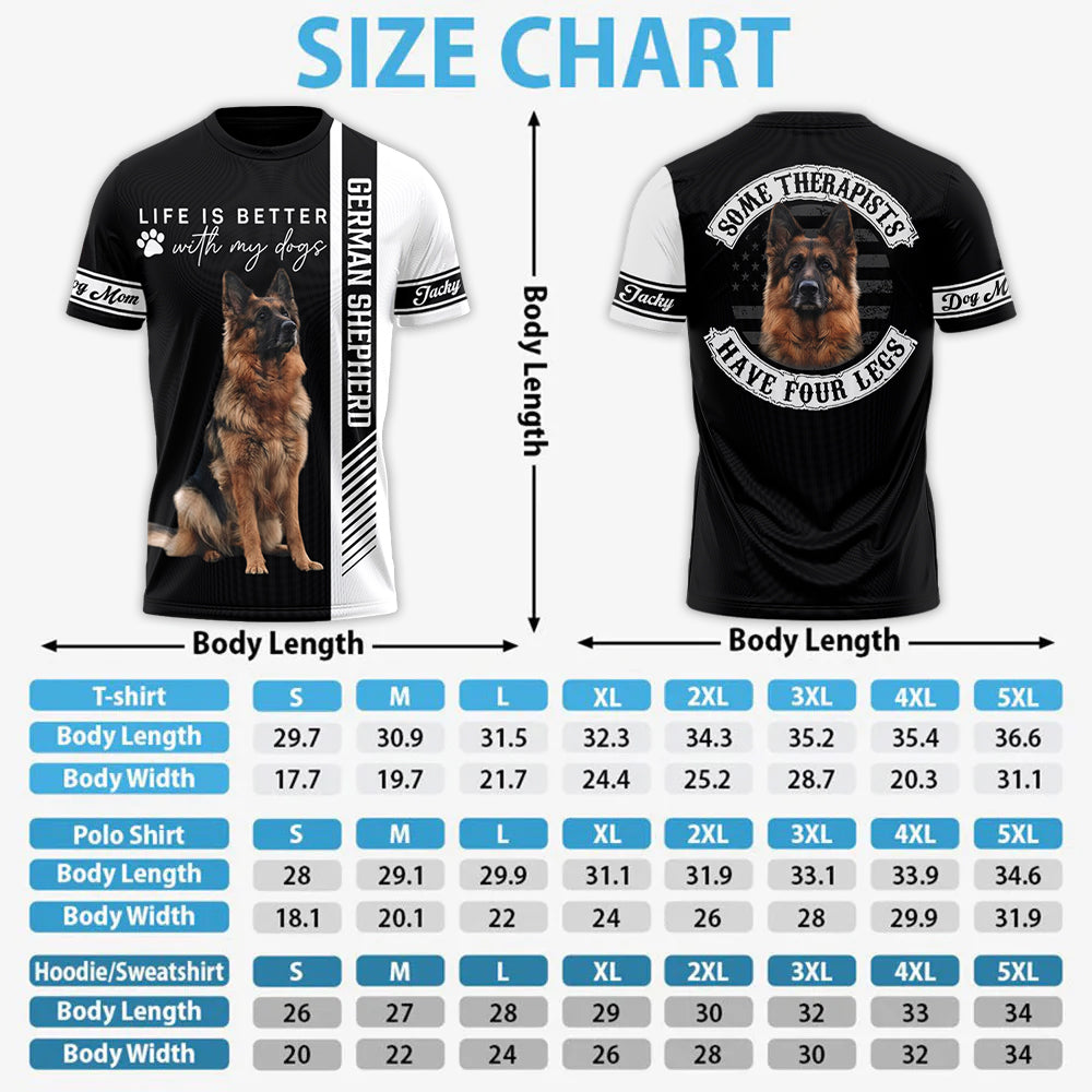 Life Is Better With My Dog Persionalized Custom Photo All Over Print Shirt Gift For Dog Lovers Tu24 Hv01