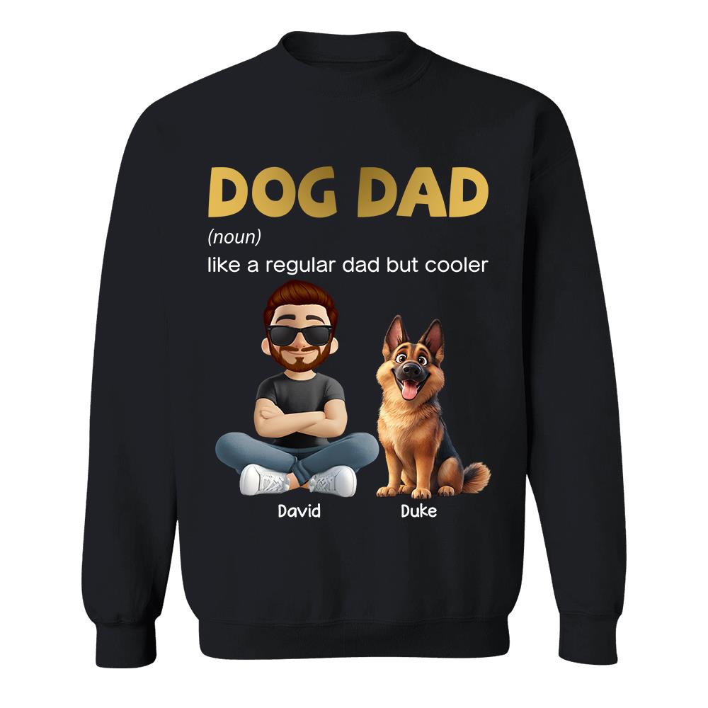 Dog Dad Personalized Shirt – Unique Gift for Dog Lovers & Fathers Tu24 Hv01
