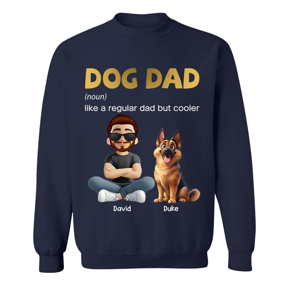 Dog Dad Personalized Shirt – Unique Gift for Dog Lovers & Fathers Tu24 Hv01
