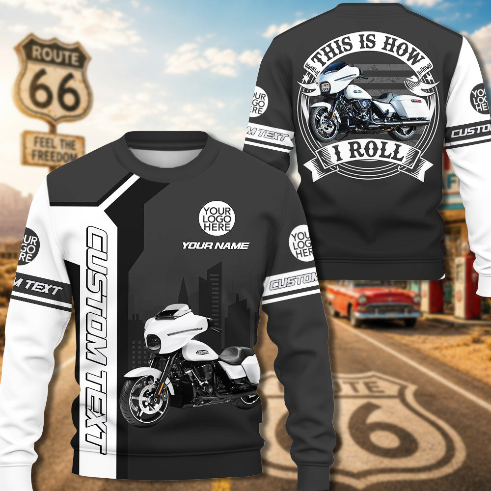 This Is How I Roll - Personalized Vehicle Photo Polo Shirt - Gift For Bikers A2110 Pt99