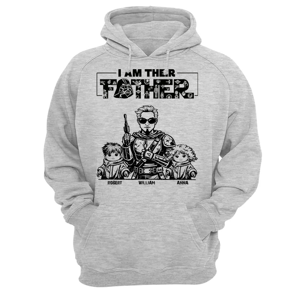 I Am Their Father - Personalized Vintage Style Shirt For Dad Father's Day 2026 NA04 Hv01