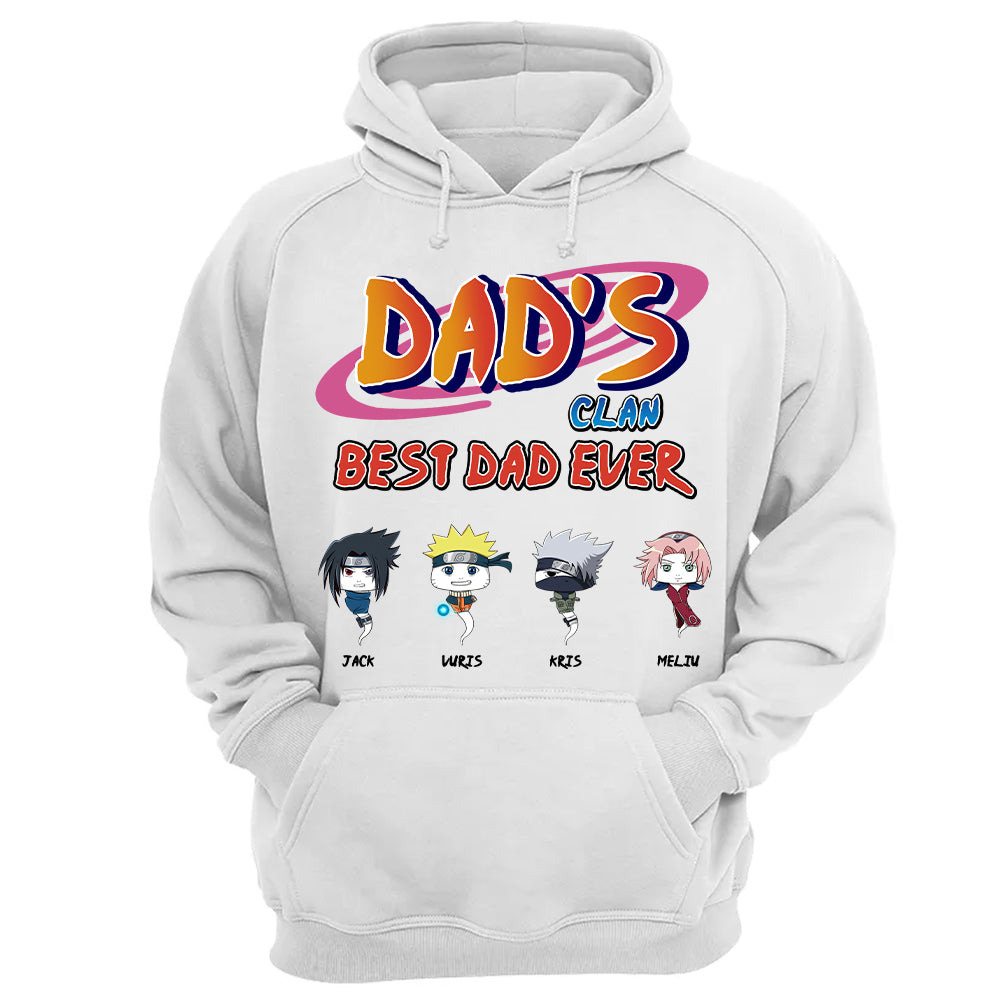 Custom Dad's Clan Best Dad Ever Shirt - Gifts For Dad Shirt, Gift For Father's Day L0411 T24