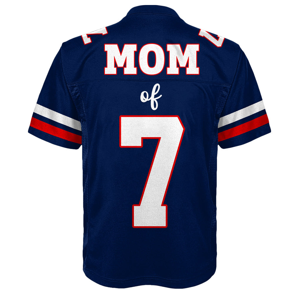 Personalized Football Mom Jersey Shirt - A Football Mom Who Believed In Him First Gift For Football Lovers Tu24 Do99