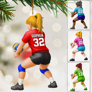 Personalized Volleyball Libero Acrylic Ornament, Gift For Volleyball Players Li29
