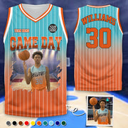 Game Day Basketball Persionalized Basketball Jersey Shirt Gift For Basketball Lovers Vr2 Tu24 Li29
