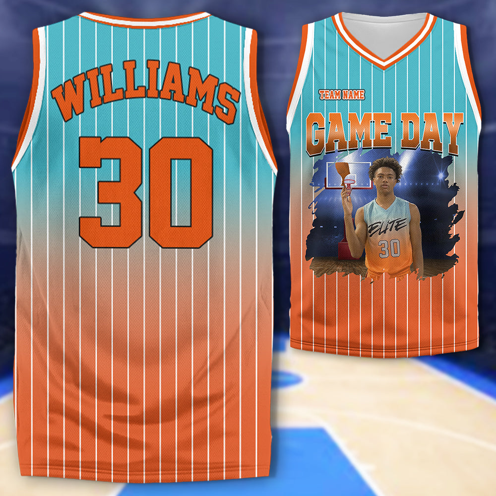 Game Day Basketball Persionalized Basketball Jersey Shirt Gift For Basketball Lovers Vr2 Tu24 Li29
