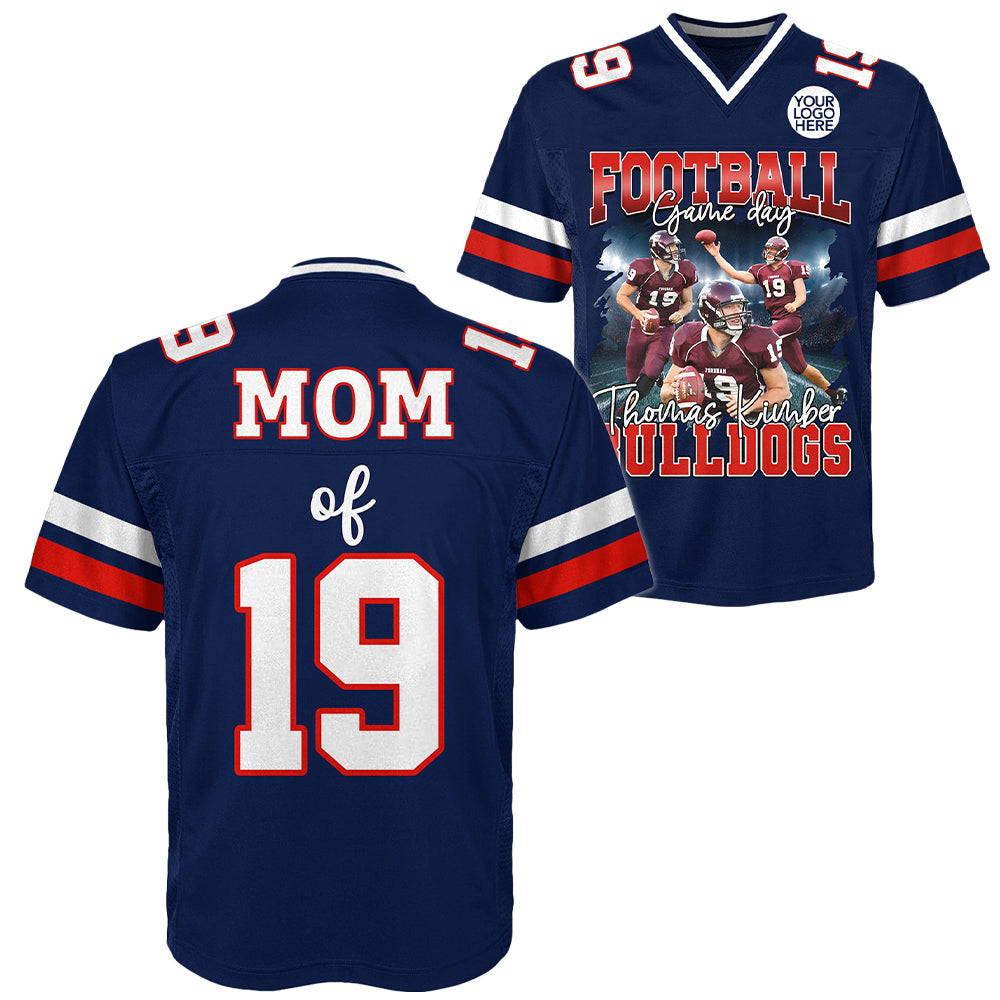 Football Game Day Personalized Football Jersey Shirt Custom Your Photo Gift For Sport Player Tu24 Hv01