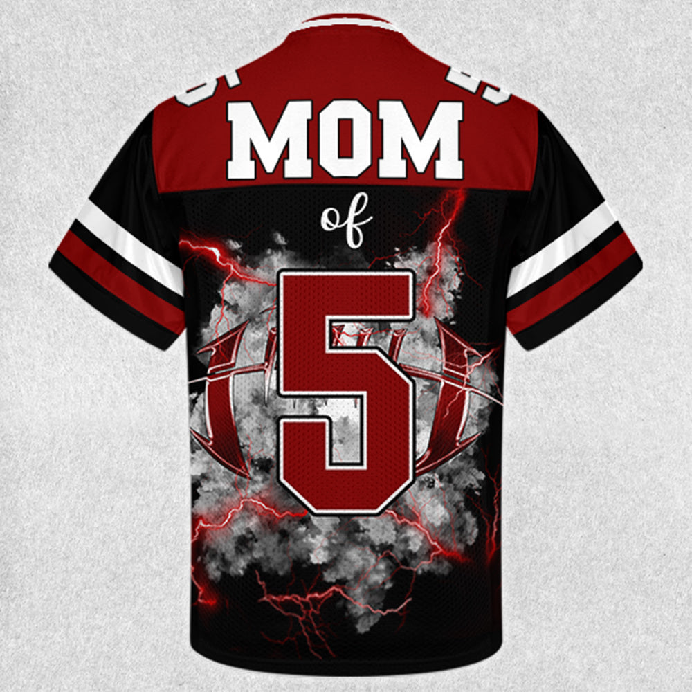 Personalied Football Jersey Shirt For Football Family Custom Photo Game Day Family Shirt H2511