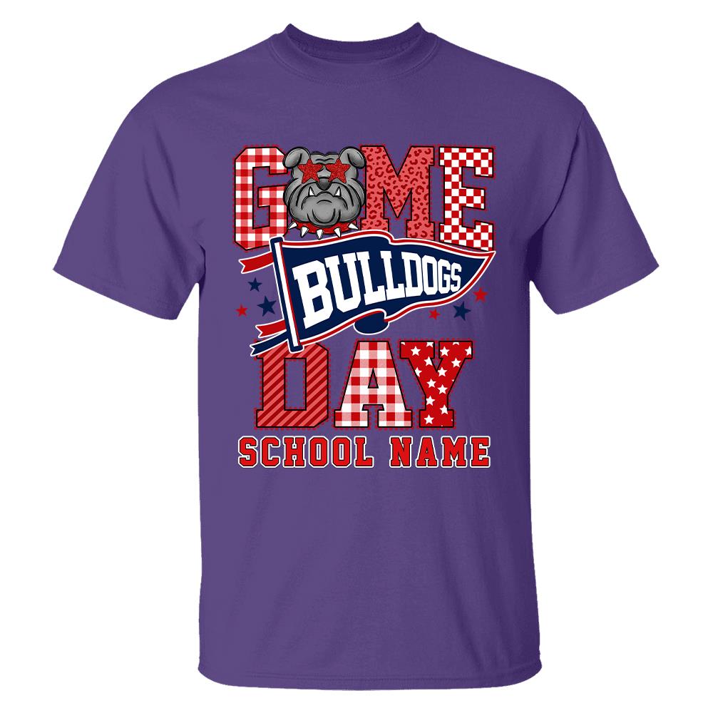 Custom School Mascot Game Day Shirt , School Spirit L0411 Hv01