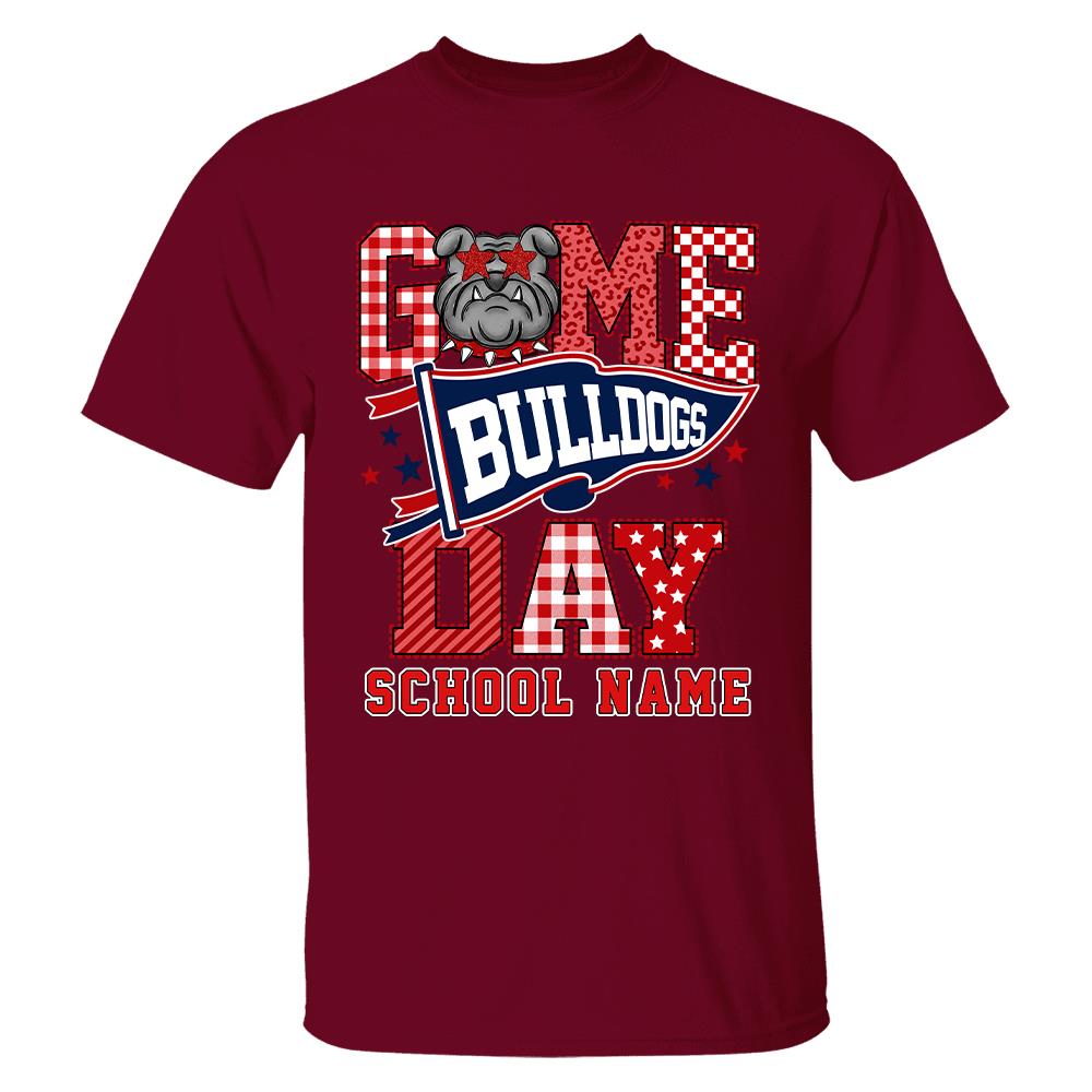 Custom School Mascot Game Day Shirt , School Spirit L0411 Hv01