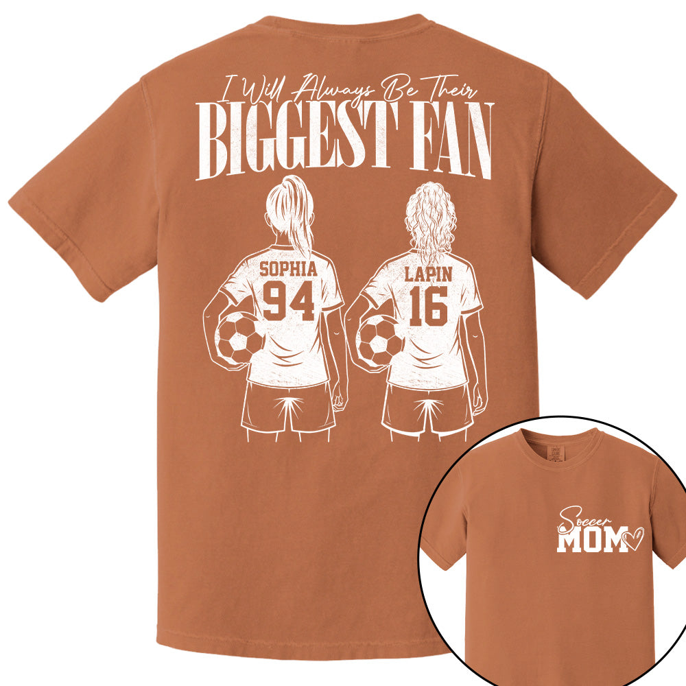 I'll Always Be Your Biggest Fan - Washed Tee Retro Bootleg Shirt For Soccer Players T24