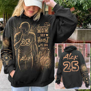 I Will Always Be Your Biggest Fan Personalized Bleach Style Baseball Shirt For Baseball Mom