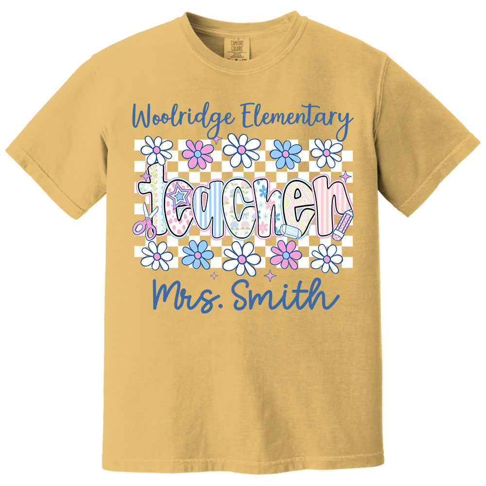 Teacher Back To School, School First Day Personalized Shirt, Appreciation Gift For Teacher Tu24 Pt99