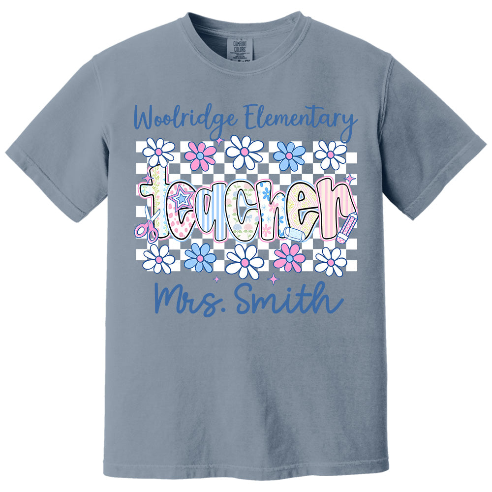 Teacher Back To School, School First Day Personalized Shirt, Appreciation Gift For Teacher Tu24 Pt99