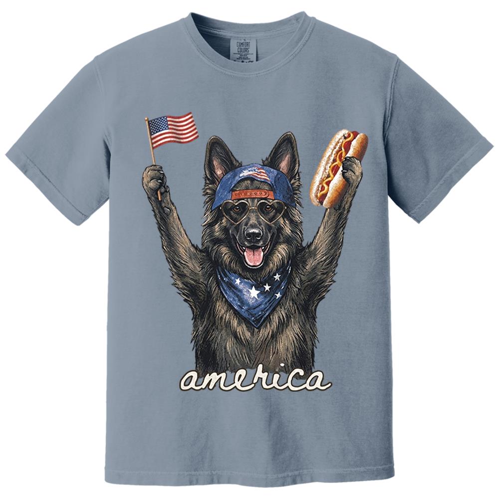 Personalized Dog Cat Photo T-Shirt – Patriotic USA Gift Shirt