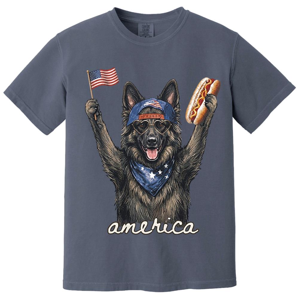 Personalized Dog Cat Photo T-Shirt – Patriotic USA Gift Shirt
