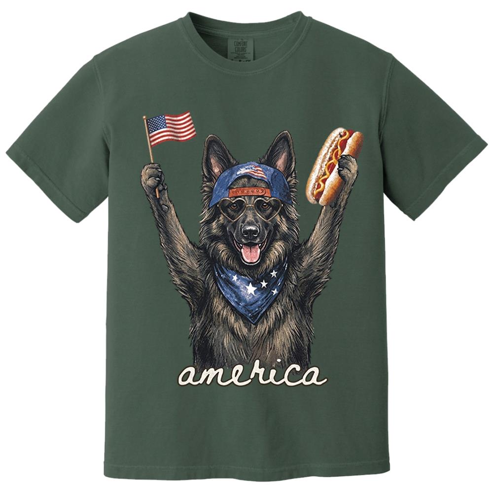Personalized Dog Cat Photo T-Shirt – Patriotic USA Gift Shirt