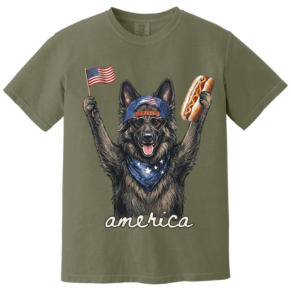 Personalized Dog Cat Photo T-Shirt – Patriotic USA Gift Shirt
