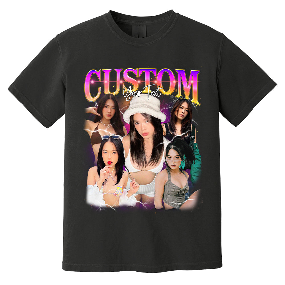 Custom Bootleg Rap Tee, Custom Photo Shirt, Custom Photo Vintage Graphic 90s Tshirt, CUSTOM Your Own Bootleg Idea Here, Insert Your Design