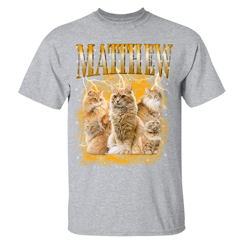 Custom Your Own Bootleg Rap Shirts for Boyfriend Girlfriend Face Shirt with Photo Gift for Him Her Pet Lovers Nh00