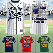 He’s Not Just My Son, He Also My Favorite Baseball Player, Custom Photo Baseball Game Day Baseball Jersey, Gift For Baseball Lovers A1302 Tu20