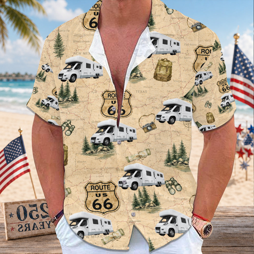 Home is Where I Park It, Personalized Camping Car Photo Hawaiian Shirt, Gift For Camping Lovers Friends Family MI209 Nh00
